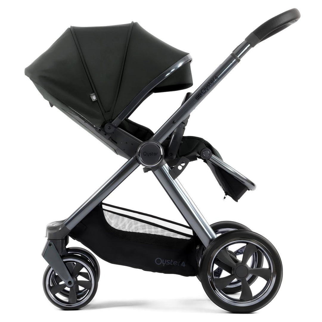 Babystyle Oyster 4 Tandem Cabriofix i-Size Travel System Bundle, Black Olive