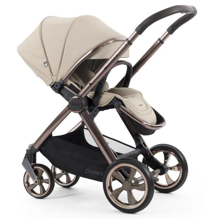 Babystyle Oyster 4 Tandem Primo Viaggio Lounge Travel System Bundle, Buttermilk