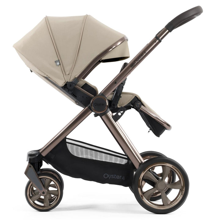 Babystyle Oyster 4 Tandem Travel System Bundle, Buttermilk