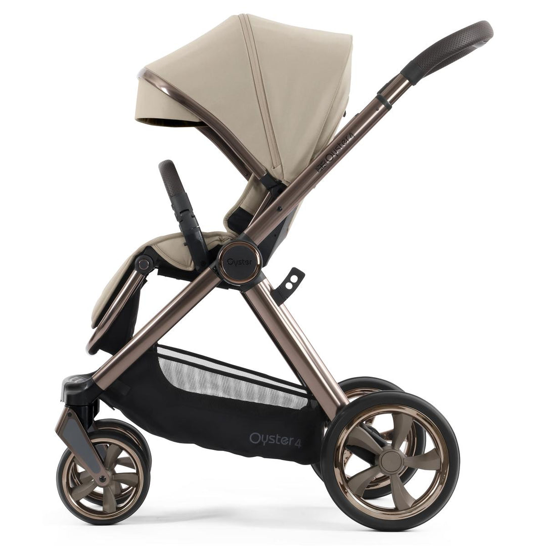 Babystyle Oyster 4 Tandem Travel System Bundle, Buttermilk