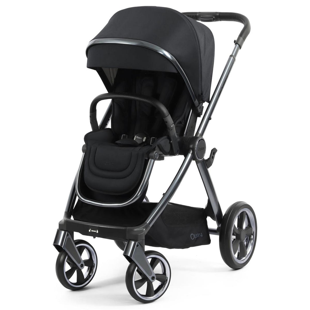 Babystyle Oyster 4 Tandem Pebble 360 Pro Travel System Bundle, Carbonite