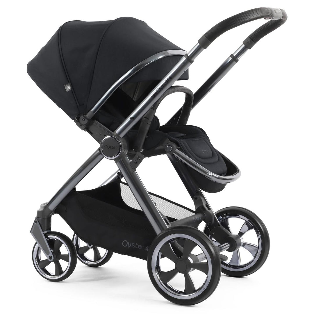 Babystyle Oyster 4 Tandem Cabriofix i-Size Travel System Bundle, Carbonite