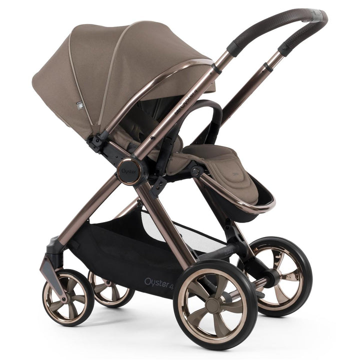 Babystyle Oyster 4 Twin Cloud T Travel System Bundle, Mink
