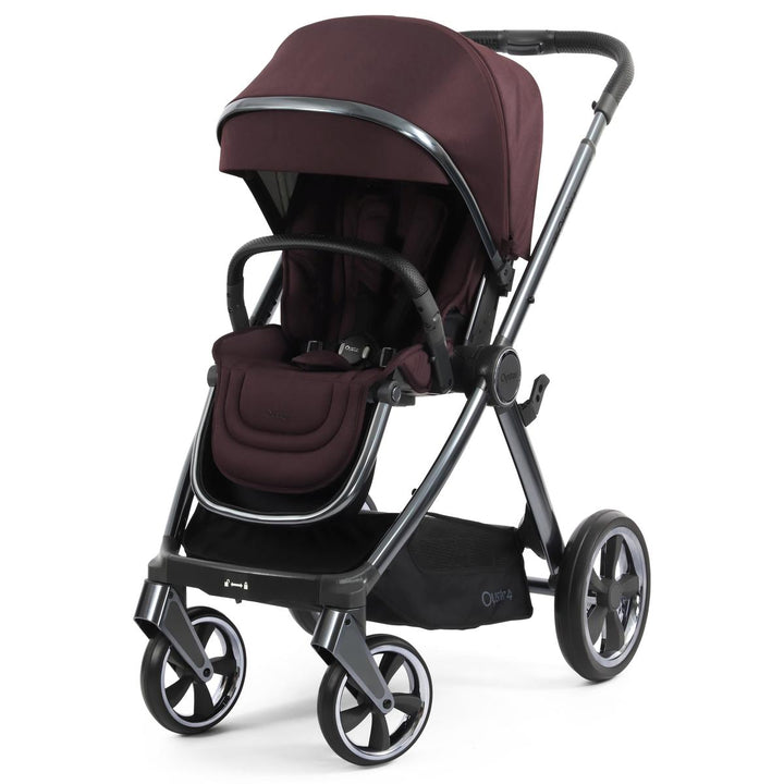 Babystyle Oyster 4 Tandem Cabriofix i-Size Travel System Bundle, Mulberry