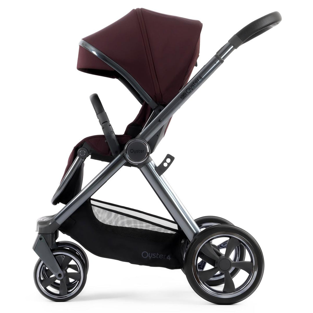 Babystyle Oyster 4 Tandem Travel System Bundle, Mulberry