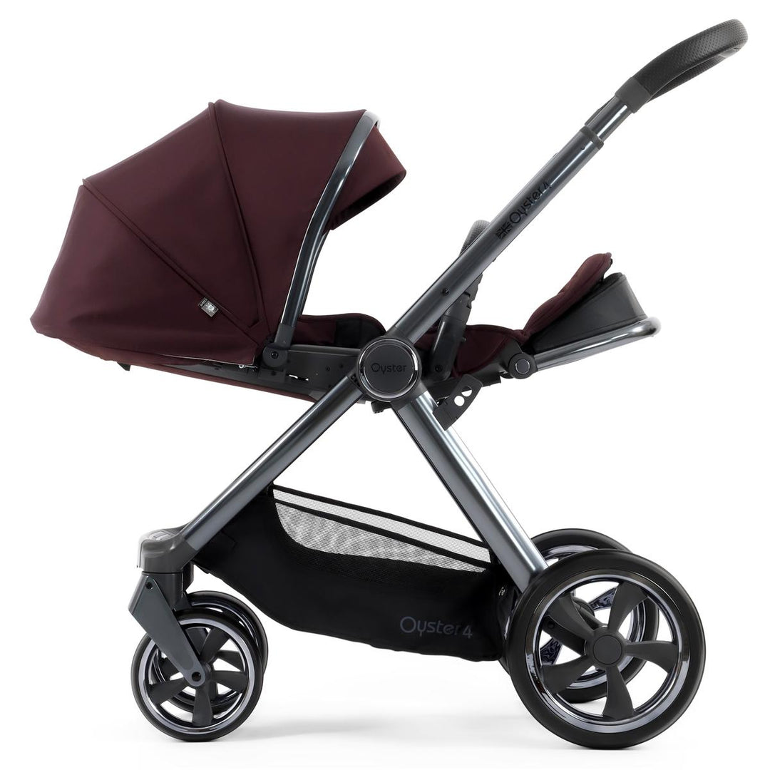 Babystyle Oyster 4 Tandem Cabriofix i-Size Travel System Bundle, Mulberry