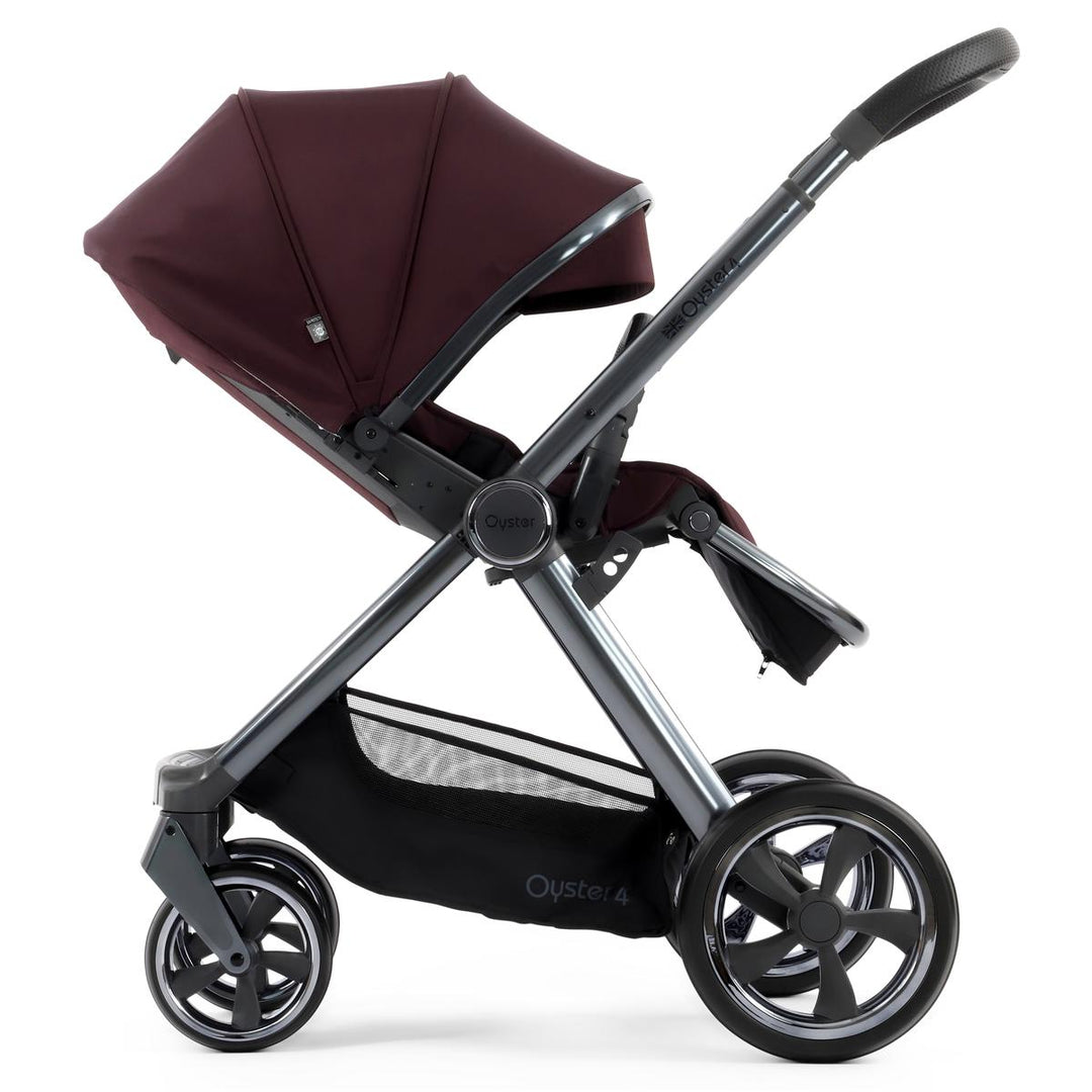 Babystyle Oyster 4 Tandem Travel System Bundle, Mulberry