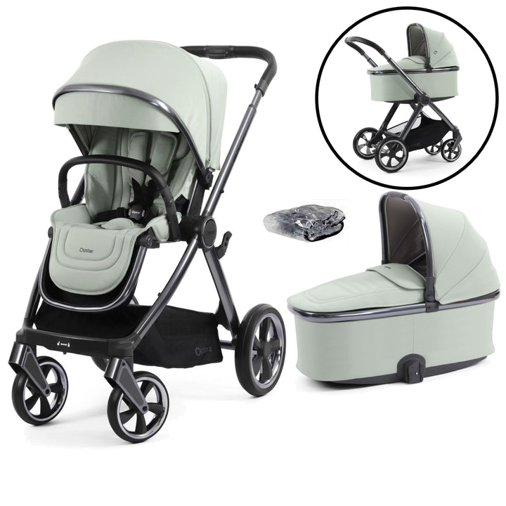 Babystyle Oyster 4 Pushchair + Carrycot, Pistachio