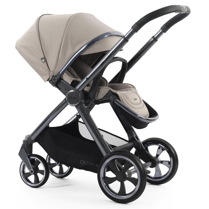 Babystyle Oyster 4 Tandem Travel System Bundle, Stone