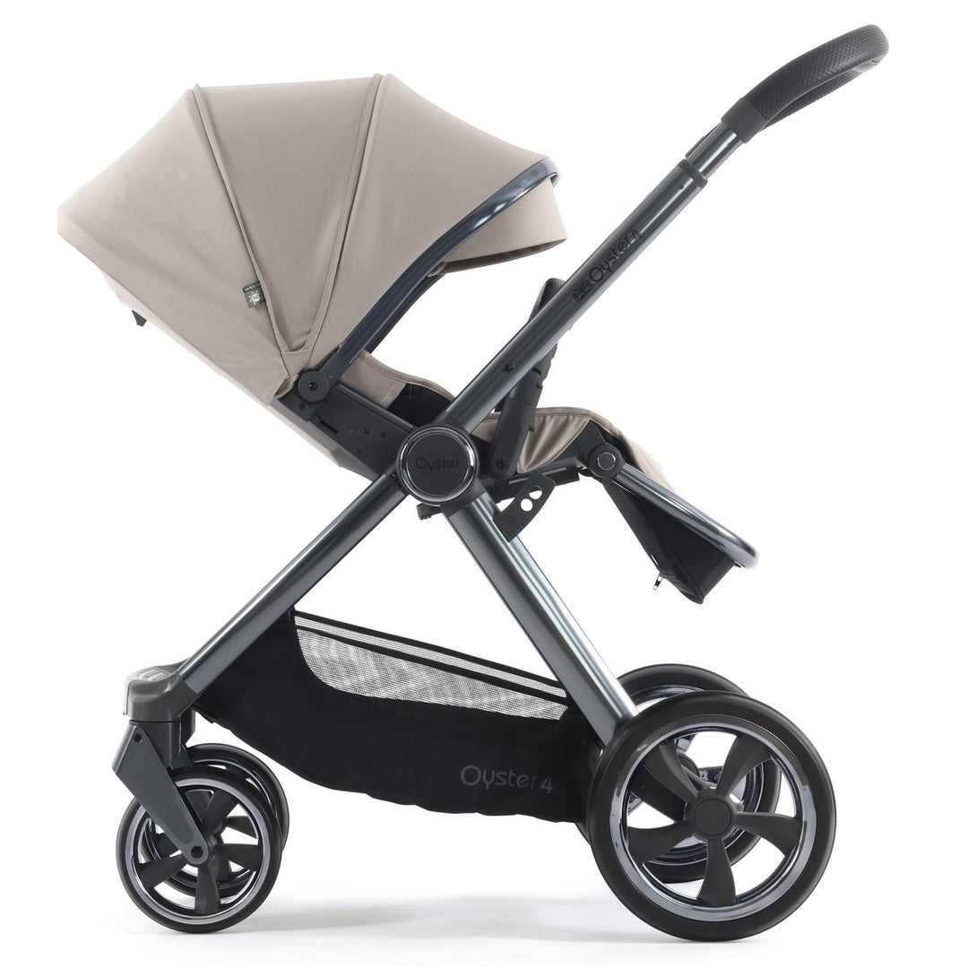 Babystyle Oyster 4 Tandem Travel System Bundle, Stone