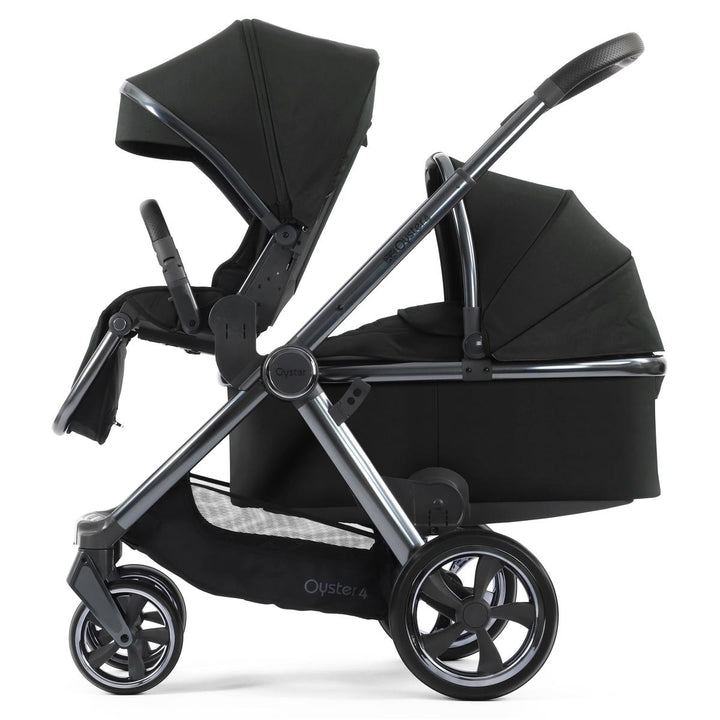 Babystyle Oyster 4 Tandem Primo Viaggio Lounge Travel System Bundle, Black Olive