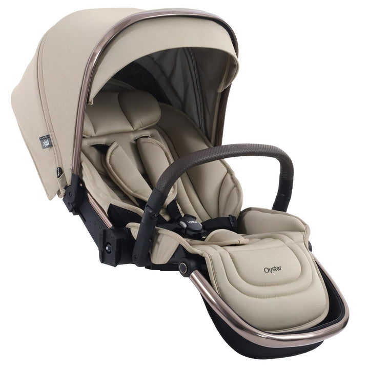 Babystyle Oyster 4 Tandem Cabriofix i-Size Travel System Bundle, Buttermilk