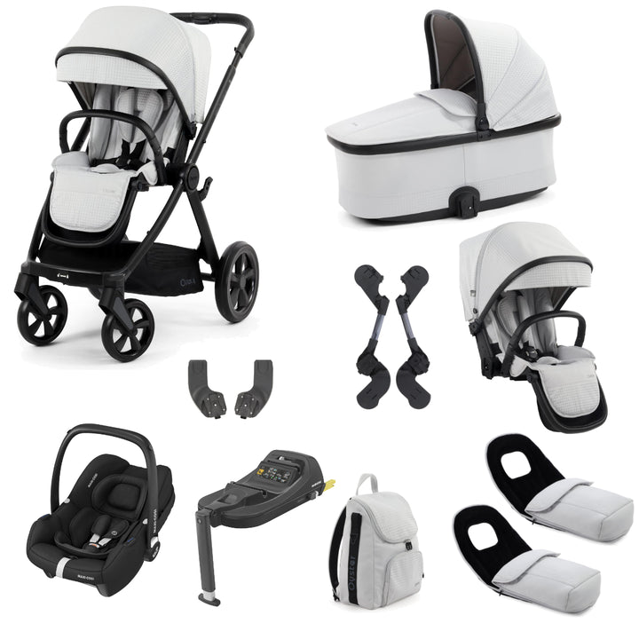 Babystyle Oyster 4 Tandem Cabriofix i-Size Travel System Bundle, Jubilee