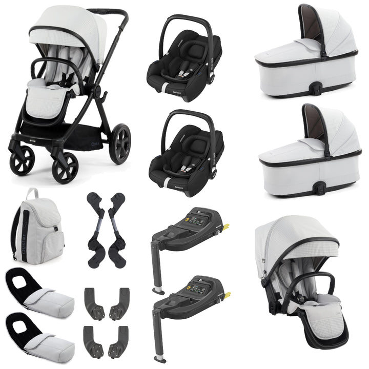 Babystyle Oyster 4 Twin Cabriofix i-Size Travel System Bundle, Jubilee