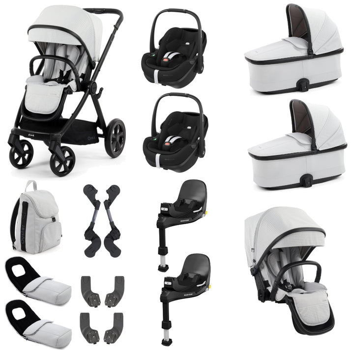Babystyle Oyster 4 Twin Pebble 360 Pro Travel System Bundle, Jubilee