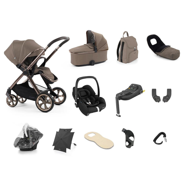 Babystyle Oyster 4 Ultimate 12 Piece Cabriofix i-Size Bundle, Mink