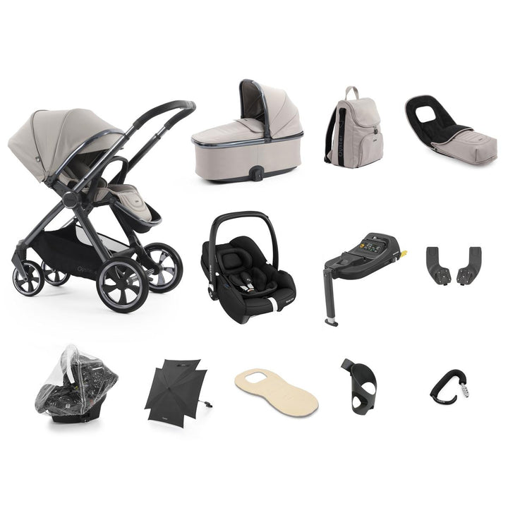 Babystyle Oyster 4 Ultimate 12 Piece Cabriofix i-Size Bundle, Stone