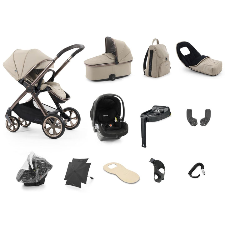 Babystyle Oyster 4 Ultimate 12 Piece Primo Viaggio Lounge Bundle, Buttermilk