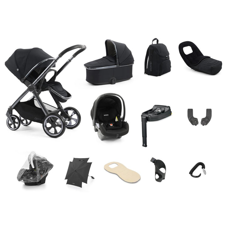 Babystyle Oyster 4 Ultimate 12 Piece Primo Viaggio Lounge Bundle, Carbonite
