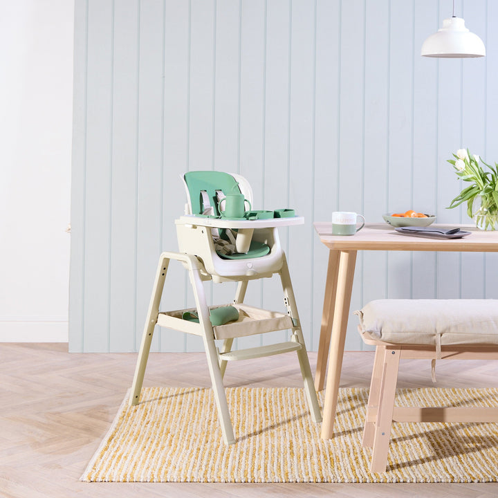 Tutti Bambini Nova Maison Highchair & Accessory Pack Matcha/Basil 5