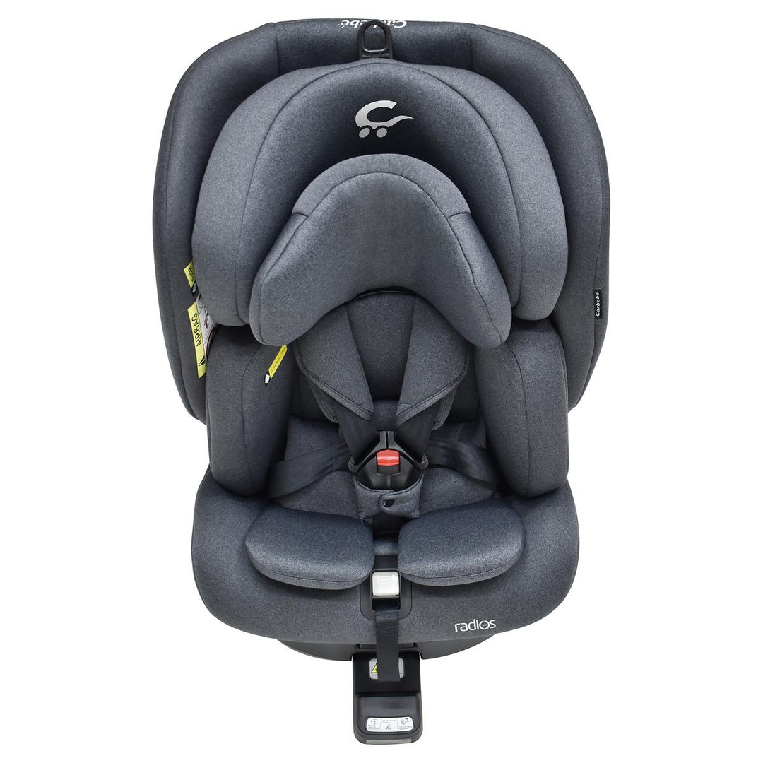 Bebecar Carbebe Radios 360° Rotating i-Size Car Seat, Black/Grey
