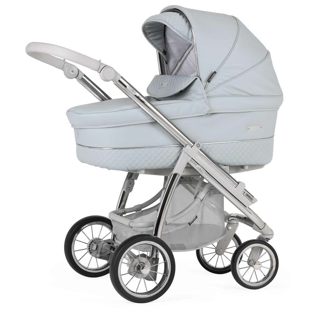 Bebecar Ip-Op Classic XL Trio 3 in 1 Travel System + Lie Flat Car Seat FREE Changing Bag, Baby Blue