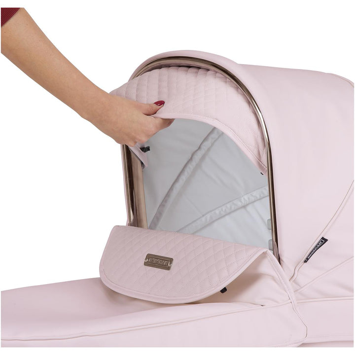 Bebecar Ip-Op Classic XL Duo 2 in 1 Pram + Raincover, FREE Changing Bag, Rose Blush