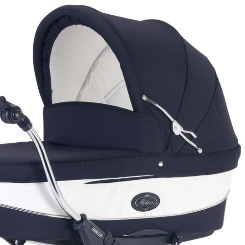 Bebecar Stylo Class+ 2 in 1 Pram + Raincover, Oxford Blue