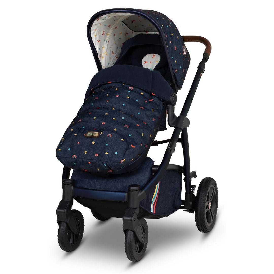Cosatto Wow 3 Rotate & Recline Cozy Bundle, Doodle Days
