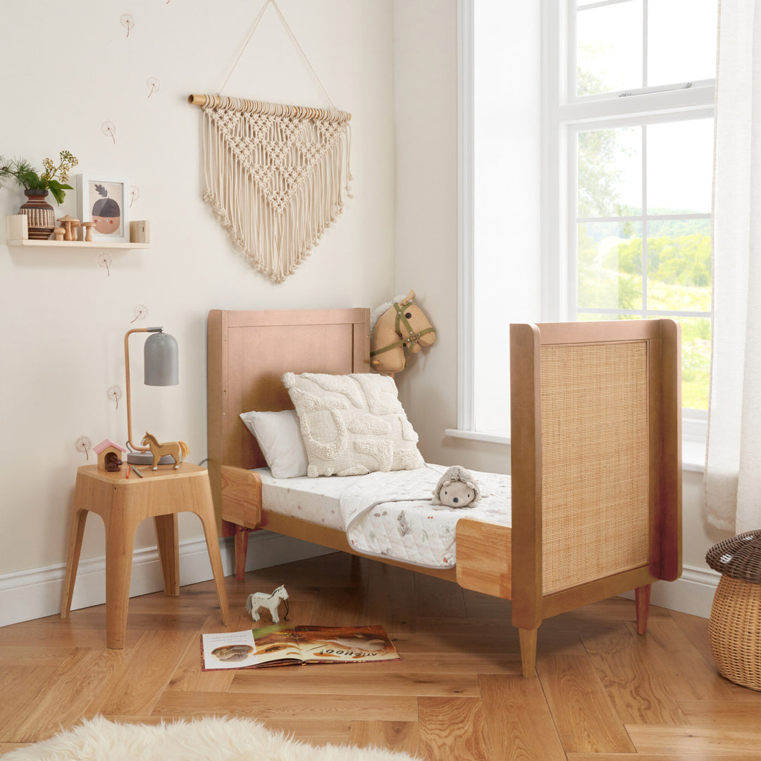 Tutti Bambini Japandi Cot Bed Light Oak