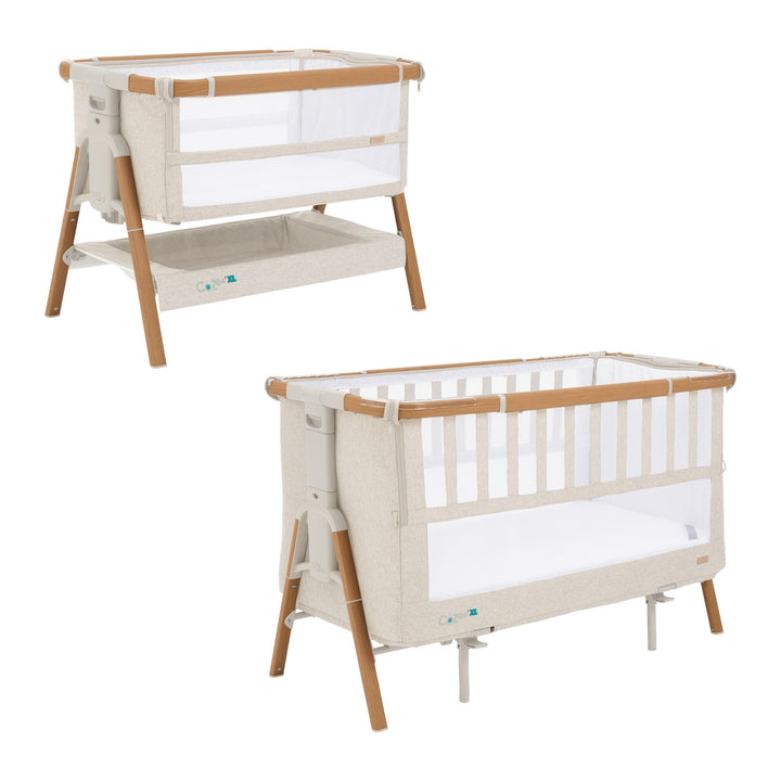 Tutti Bambini CoZee XL Scandinavian Walnut/Ecru Crib & Cot