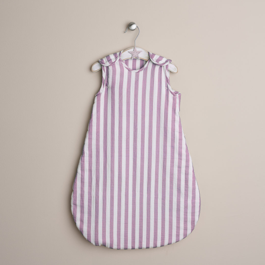 Obaby Sleeping Bag - 0-6 Months - Berry Stripe