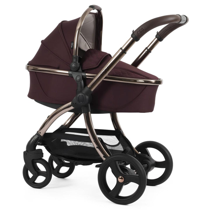 egg 3 Luxury Shell i-Size Travel System Bundle, Mulberry