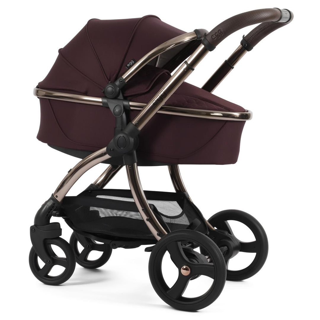 egg 3 Luxury Shell i-Size Travel System Bundle, Mulberry