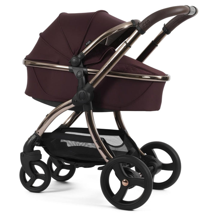 egg 3 Luxury Shell i-Size Travel System Bundle, Mulberry