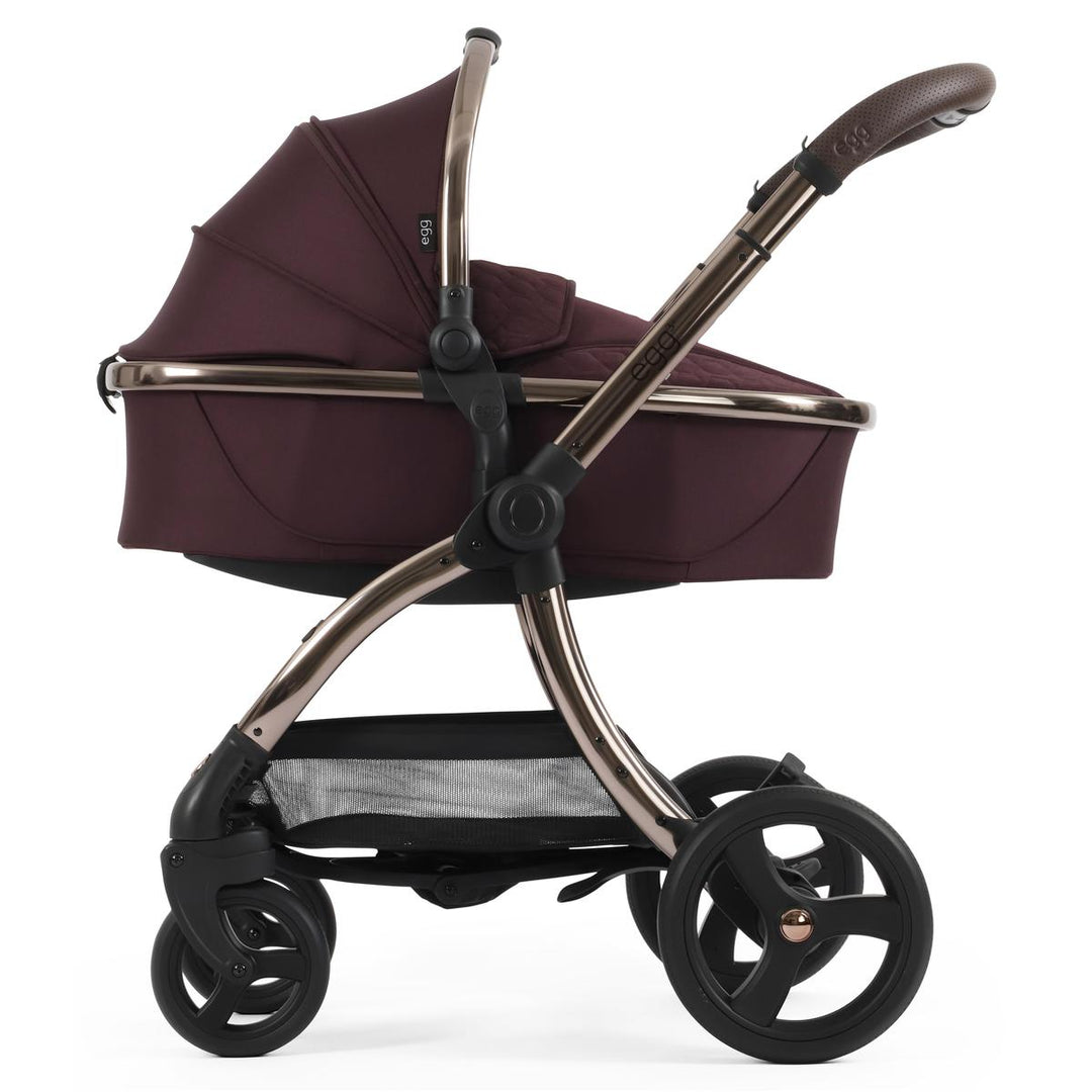 egg 3 Luxury Shell i-Size Travel System Bundle, Mulberry