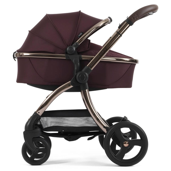egg 3 Luxury Shell i-Size Travel System Bundle, Mulberry