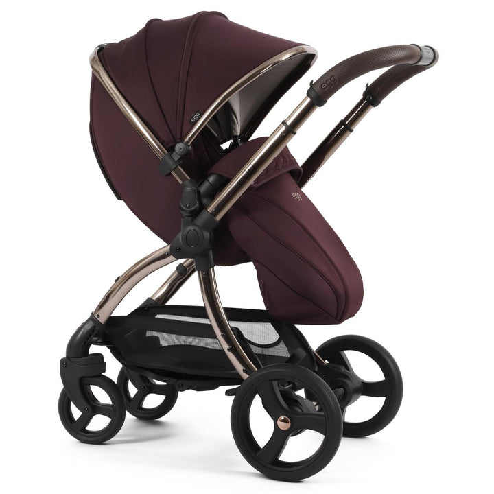 egg 3 Luxury Shell i-Size Travel System Bundle, Mulberry