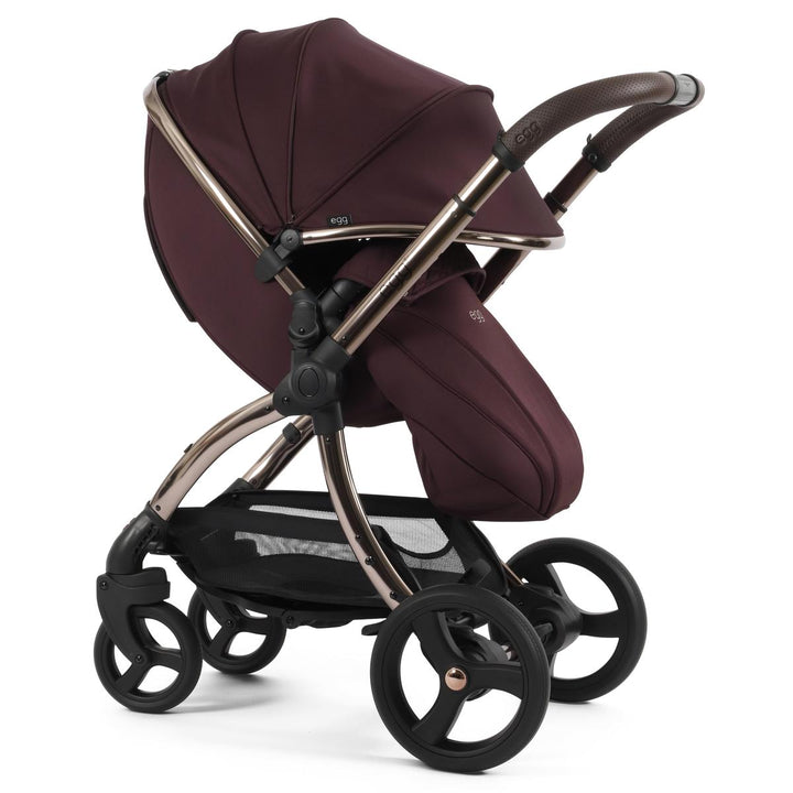 egg 3 Luxury Shell i-Size Travel System Bundle, Mulberry