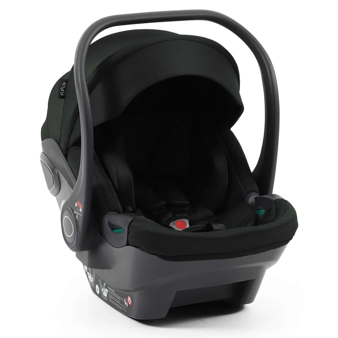 egg 3 Luxury Shell i-Size Travel System Bundle, Black Olive