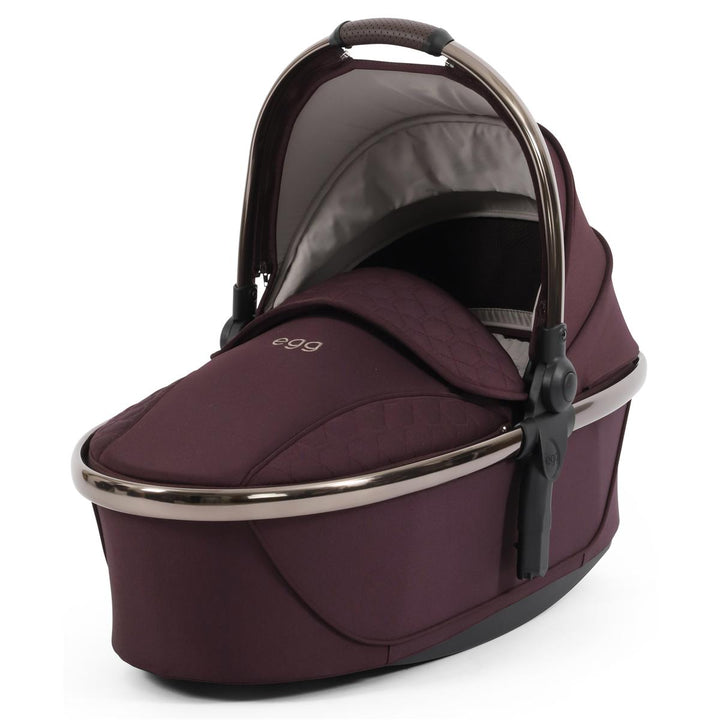 egg 3 Luxury Shell i-Size Travel System Bundle, Mulberry