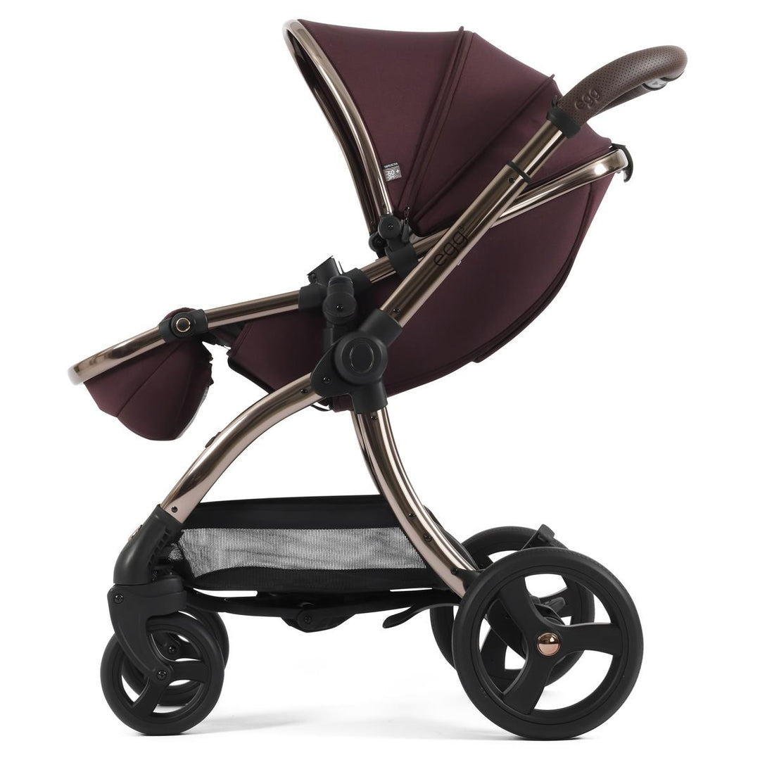 egg 3 Luxury Shell i-Size Travel System Bundle, Mulberry