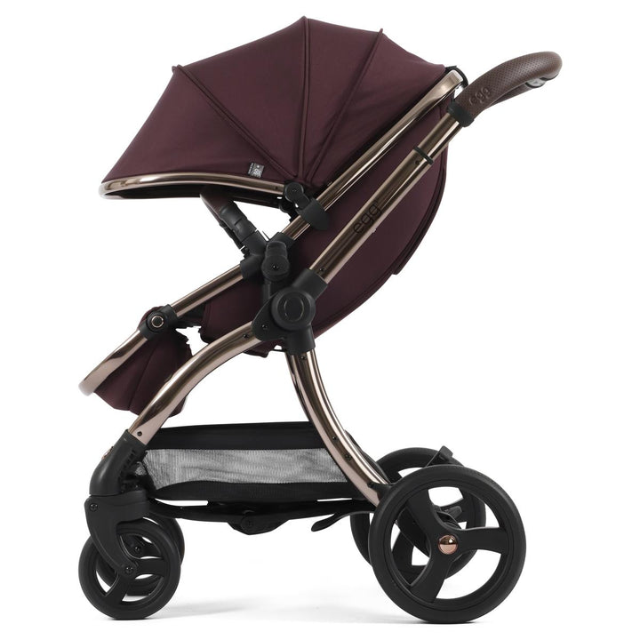 egg 3 Luxury Shell i-Size Travel System Bundle, Mulberry