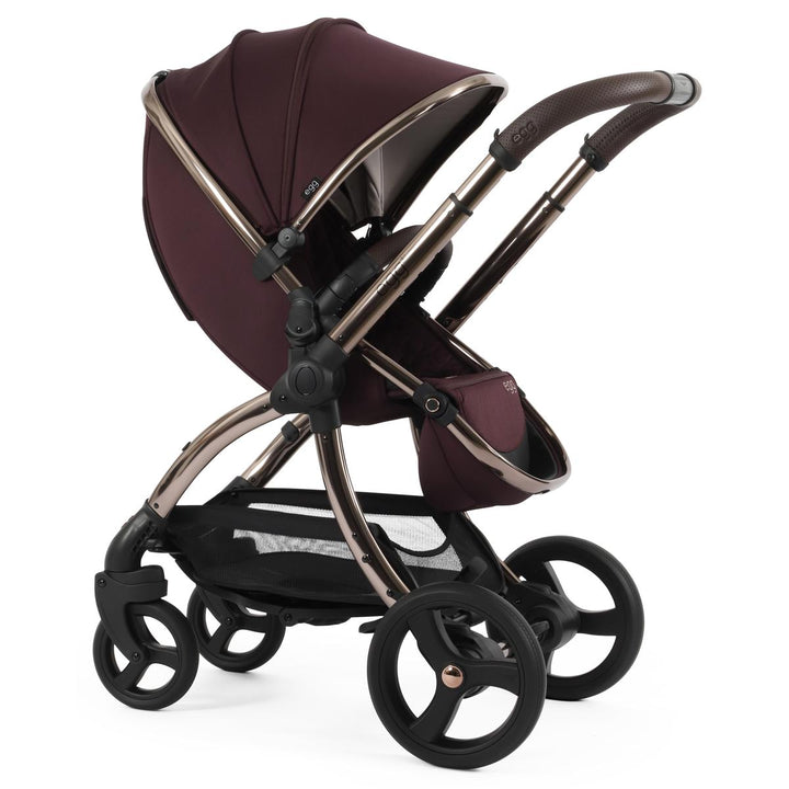 egg 3 Luxury Shell i-Size Travel System Bundle, Mulberry