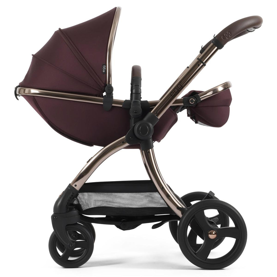 egg 3 Luxury Shell i-Size Travel System Bundle, Mulberry