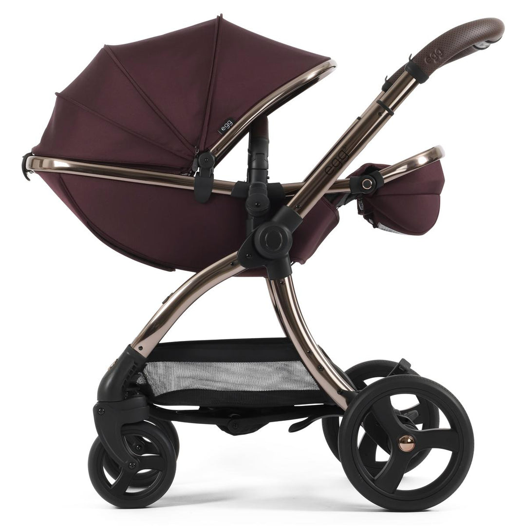 egg 3 Stroller + Luxury Seat Liner, Mulberry