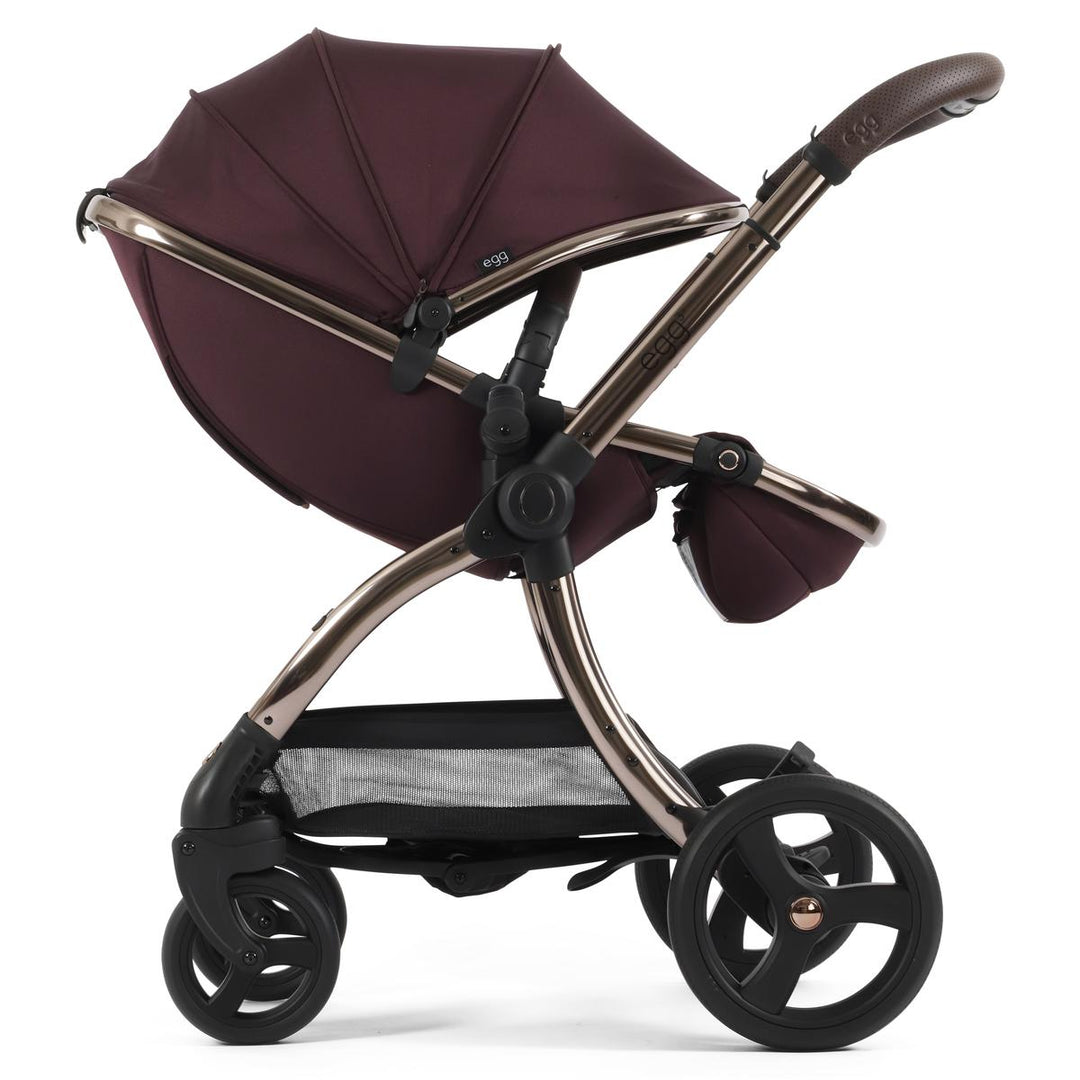 egg 3 Luxury Shell i-Size Travel System Bundle, Mulberry