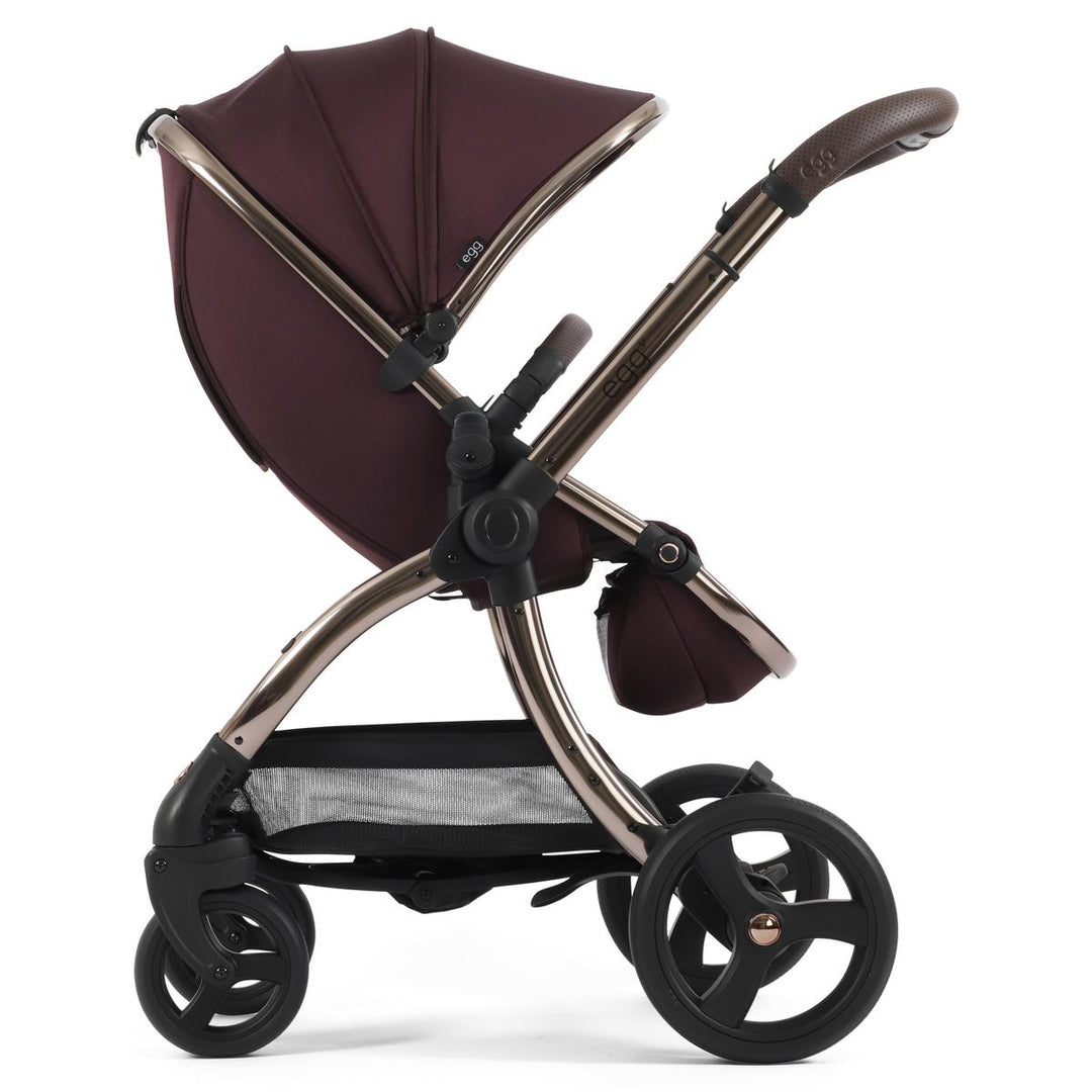 egg 3 Luxury Shell i-Size Travel System Bundle, Mulberry