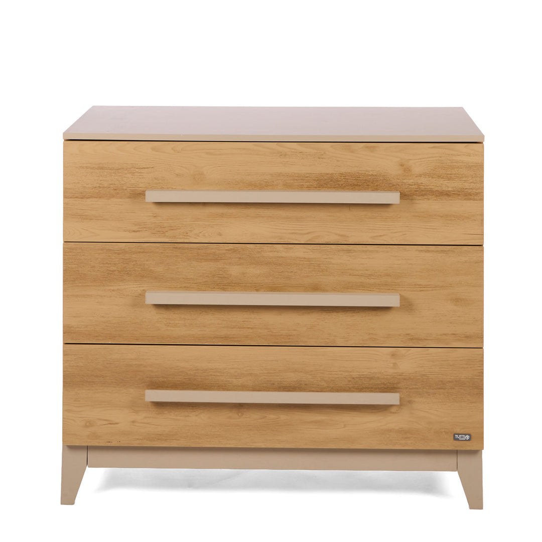 Tutti Bambini Hallee Chest Changer Mushroom & Golden Oak 2