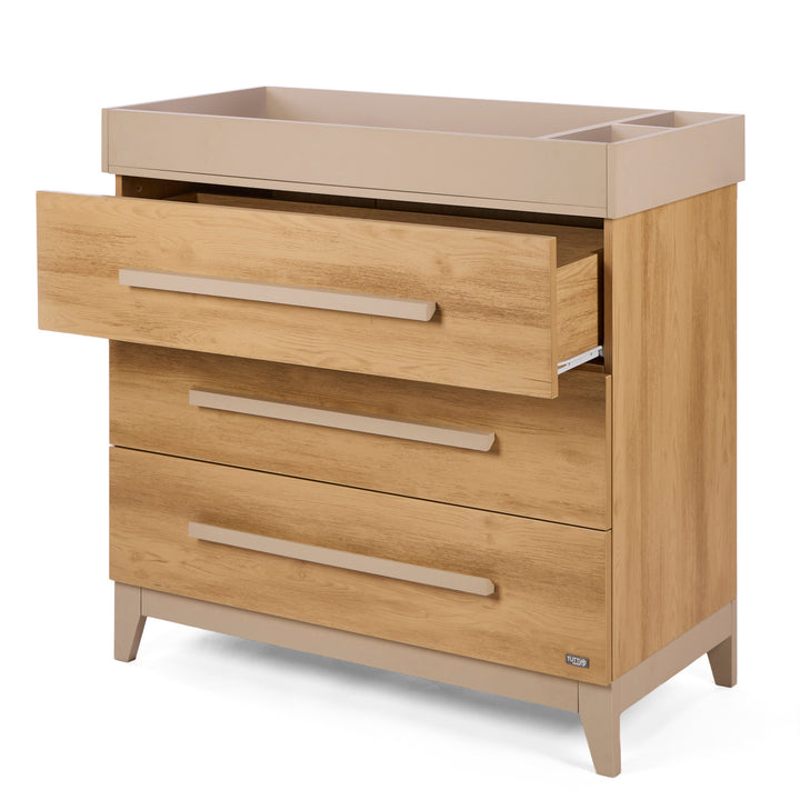 Tutti Bambini Hallee Chest Changer Mushroom & Golden Oak 4